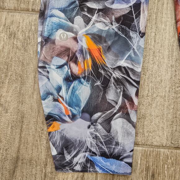 Lululemon Leggings Women 12 Fast and Free High-Rise 25" Luminescent Floral Multi - Picture 14 of 16